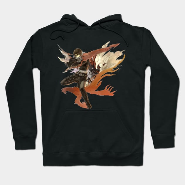 Gunblade Commander Hoodie by SkyfrNight